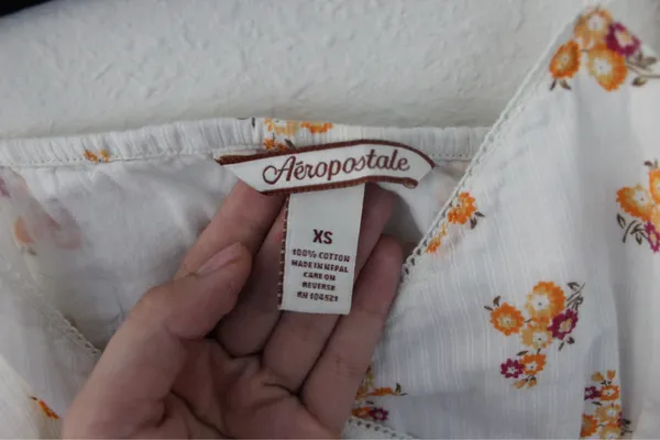 Vintage Aeropostale Baby Doll Floral Tank Top - Image 3