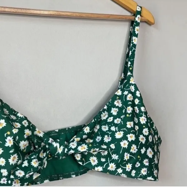 ModCloth Alyssa Bikini Top Green Floral - Image 4