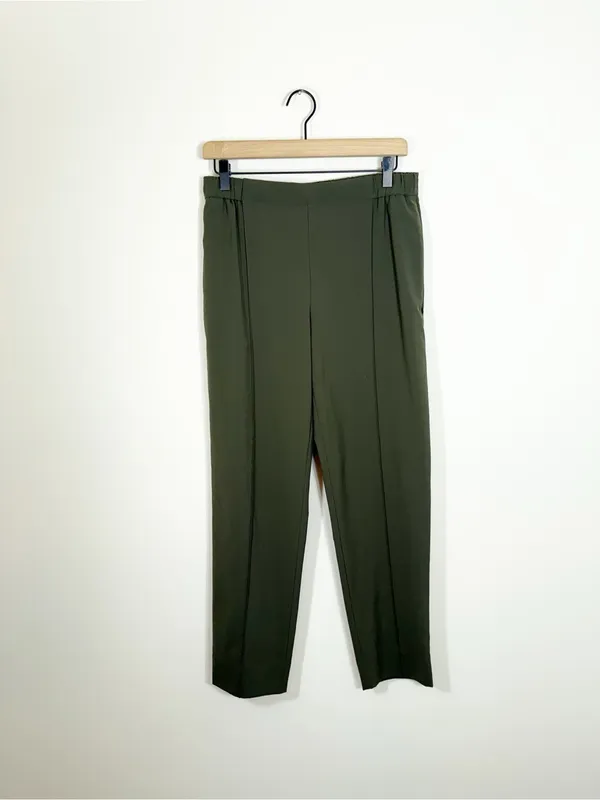 MM Lafleur Colby Travel Pant OrigamiTech Olive Green Trousers Size 4 - Image 5