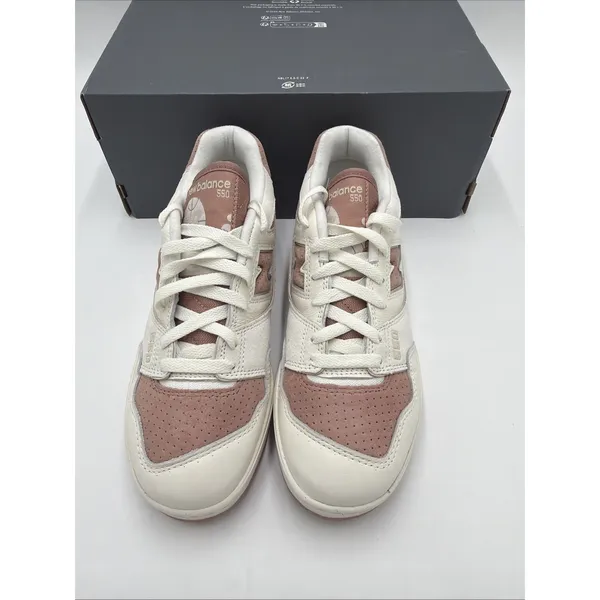 New Balance Women's 550 Shoes White/brown Size 9.5 NWB No lid - Image 3