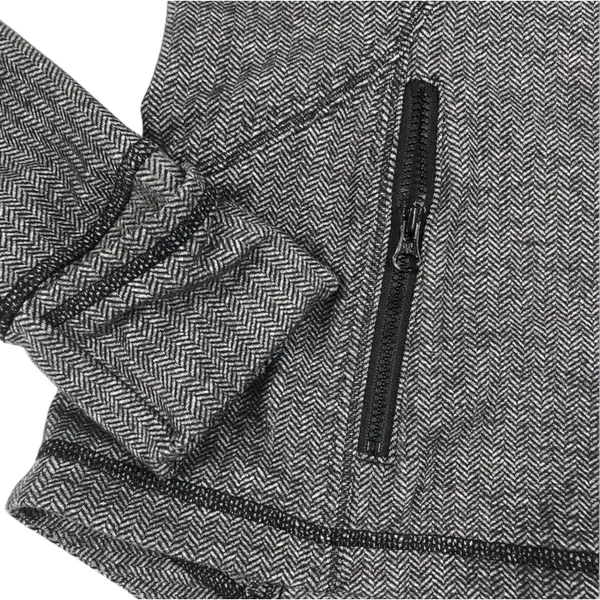 LULULEMON Forme Coco Pique Jacket Sz 8 Black Stretch Athletic Outdoor Yoga Gym - Image 6