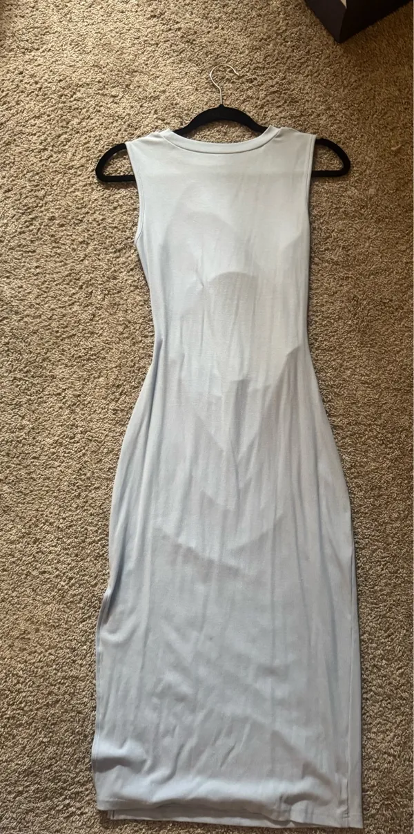 Amazon Maxi Dress Blue - Image 3