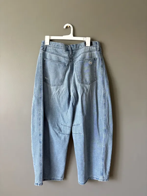 Scoop medium wash barrel jeans Blue Size 12 - Image 2