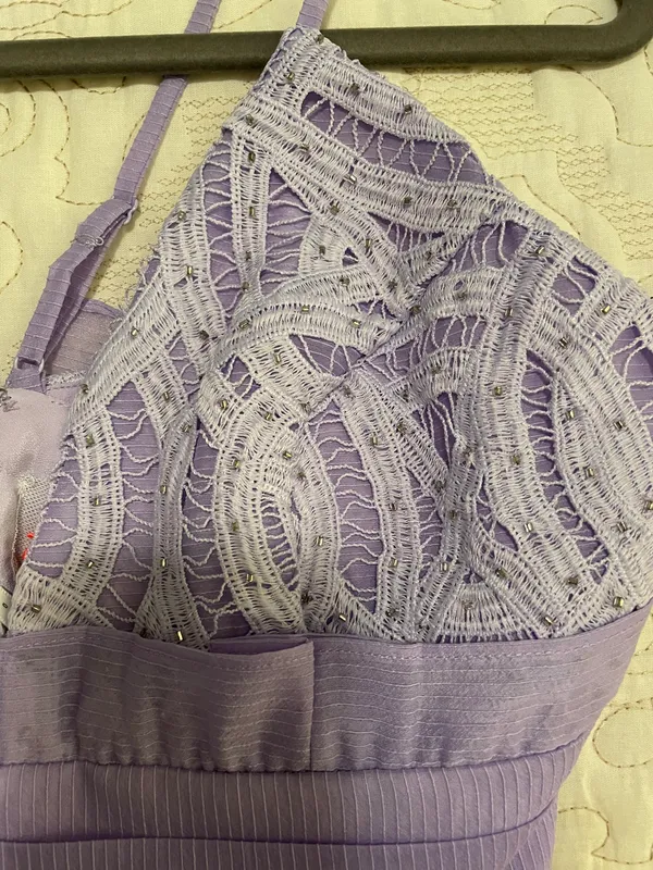 We Go Together Lilac Mini Dress - Image 7