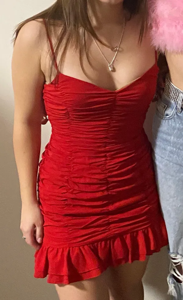 Remi Dress In Red - Image 3