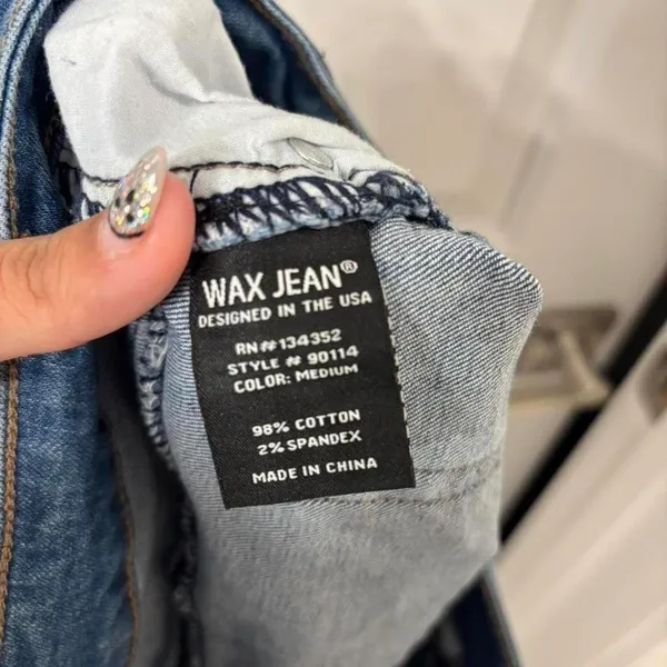 Wax Jean Los Angeles Jean Skirt - Image 6