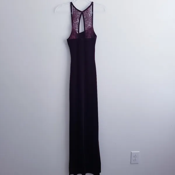 Lulu's Crazy Over You Burgundy Velvet Racerback Maxi Dress - Image 7