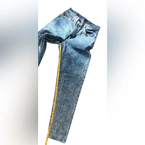 Vintage Levi’s 550 Orange Tab Jeans Made in USA 31x34 Classic Vintage Wash - Image 14