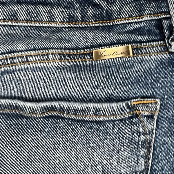 KanCan High Rise Straight Distressed Raw Hem Crop Denim‎ Jeans - Image 8