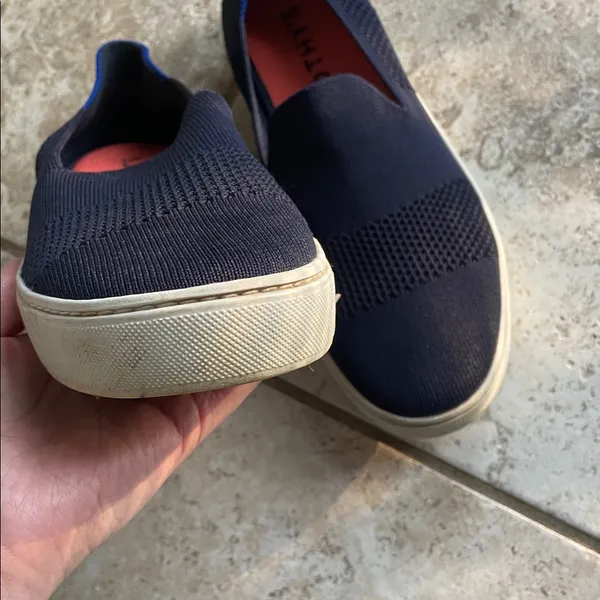 Rothy's Maritime Lattice Stitch Sneakers Navy - Image 4