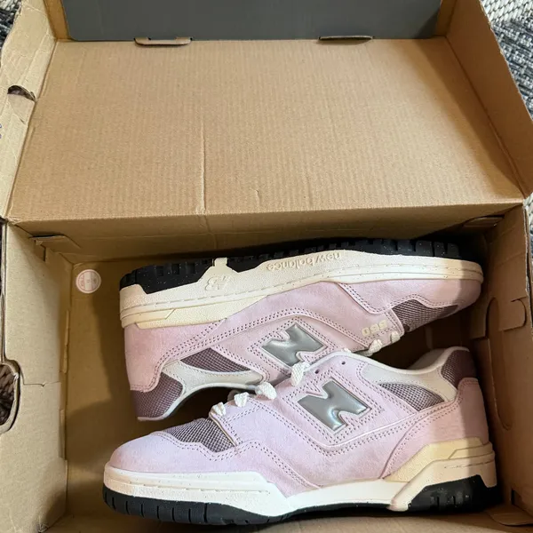 New Balance 550 Court Womens Sneaker Pink purple/ Rose Violet Size 9.5 - Image 2