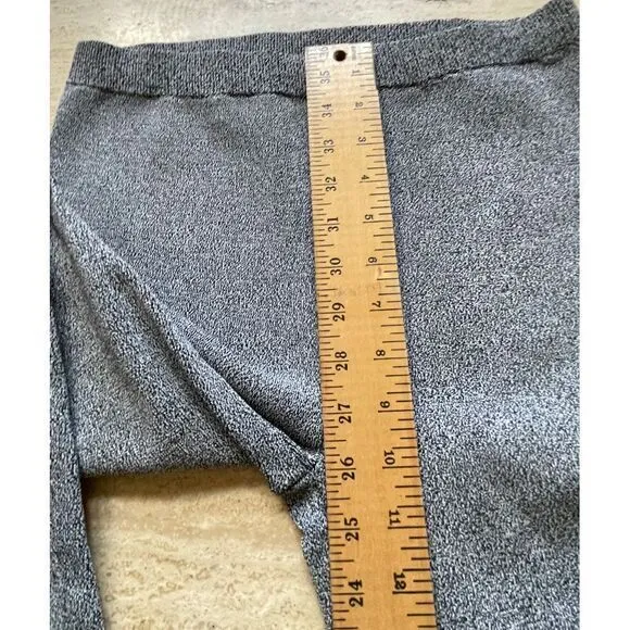 Alexander Wang Premium‎ Knit Pants Heather Grey Casual Loungewear size S - Image 6