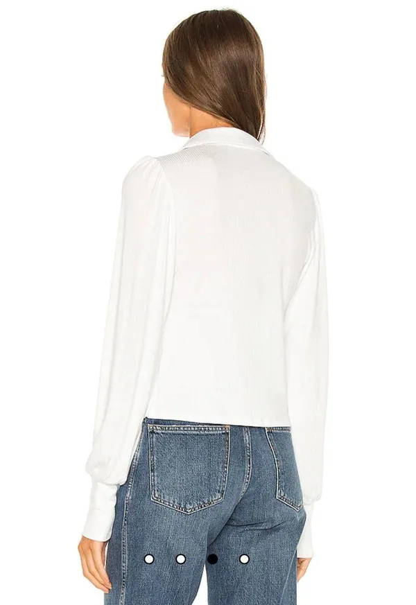 AFRM Santon Top in Blanc Small - Image 3