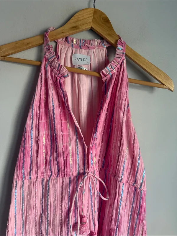 Saylor Rheta Dress - Pink XS - Image 3