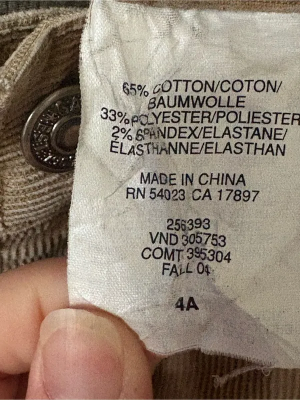 GAP Slim Corduroy Pants in Khaki - Image 5