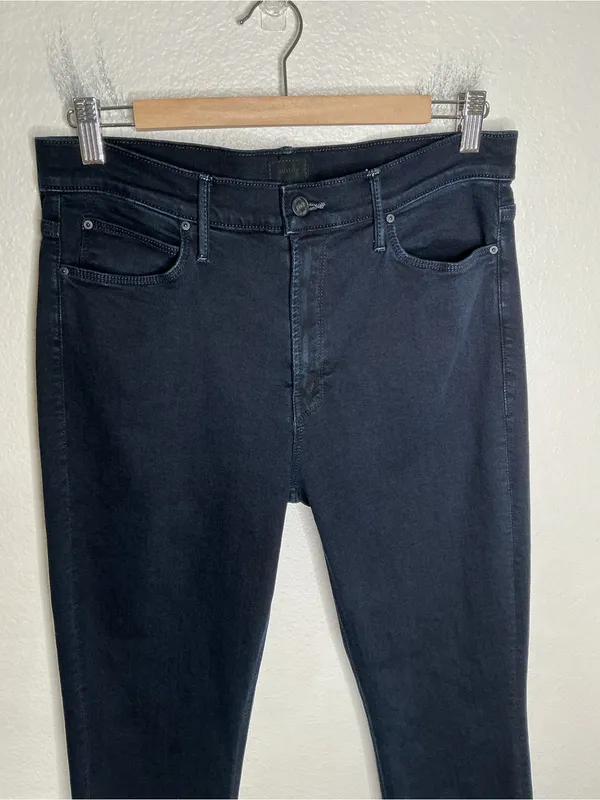 Mother Mid Rise Dazzler Ankle Fray jeans Holding Hands 32 - Image 2