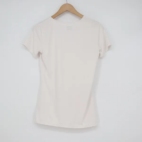 32 Degrees Cool Womens Scoop Neck Short Sleeve T-Shirt Off White Size S - Image 4