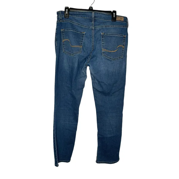 Levis Strauss Women's‎ Jeans Mid-Rise Stretch Modern Straight Leg Denim Blue 33 - Image 6