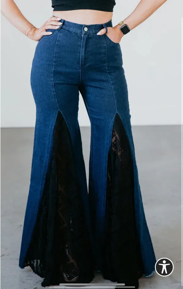 Boutique Wisteria Lane flare Jeans - Image 8