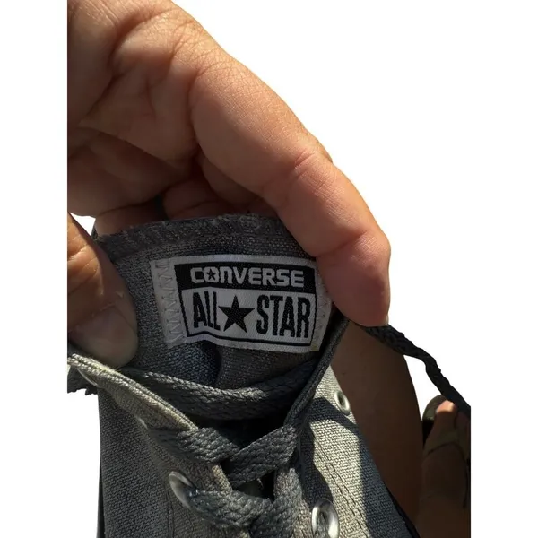 Converse Women's Size 10‎ Stone Wash Gray All Star - Image 7