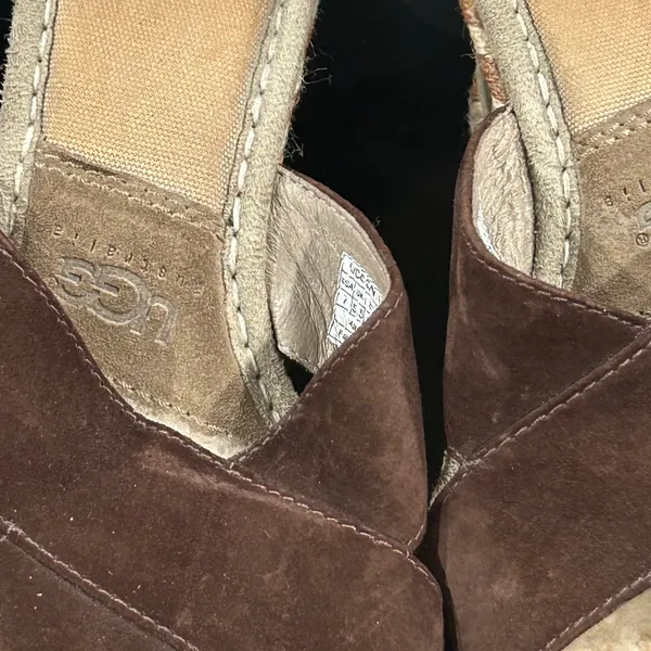 UGG Women's Brown Shearling Mules - Image 2