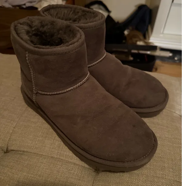 Light Grey UGG Boots - Image 3