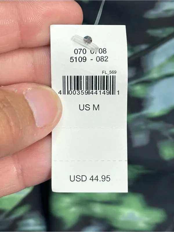 Aerie OFFLINE Real Me 7/8 Hi-Rise Leggings Floral Green Black Size M NWT - Image 8
