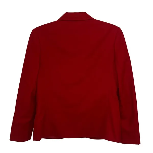Pendleton Red Virgin Wool Blazer - Image 4