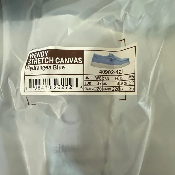 Hey Dude Wendy Stretch Canvas, Hydgrangea Blue, US W6 - Image 7