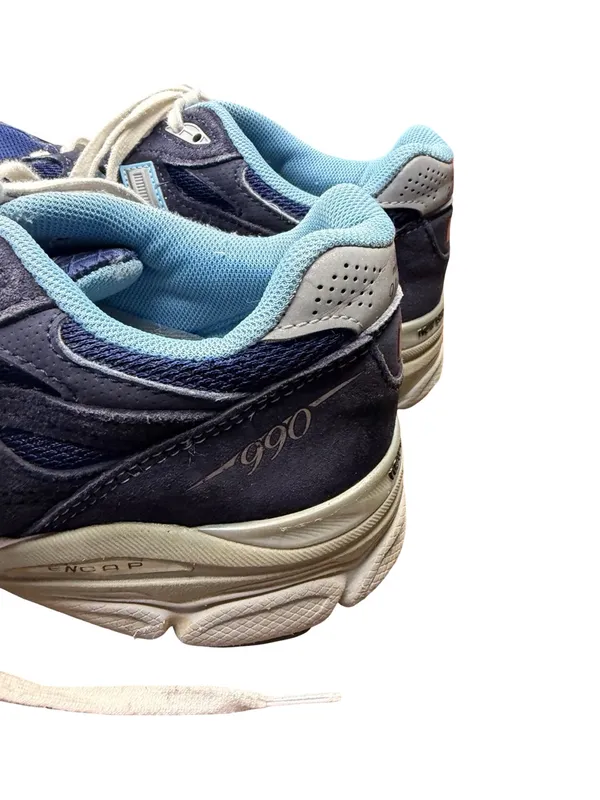 🤍 New Balance 990v3 Made in USA Navy‎ Blue Running Shoes Women’s 8B 🤍 - Image 3