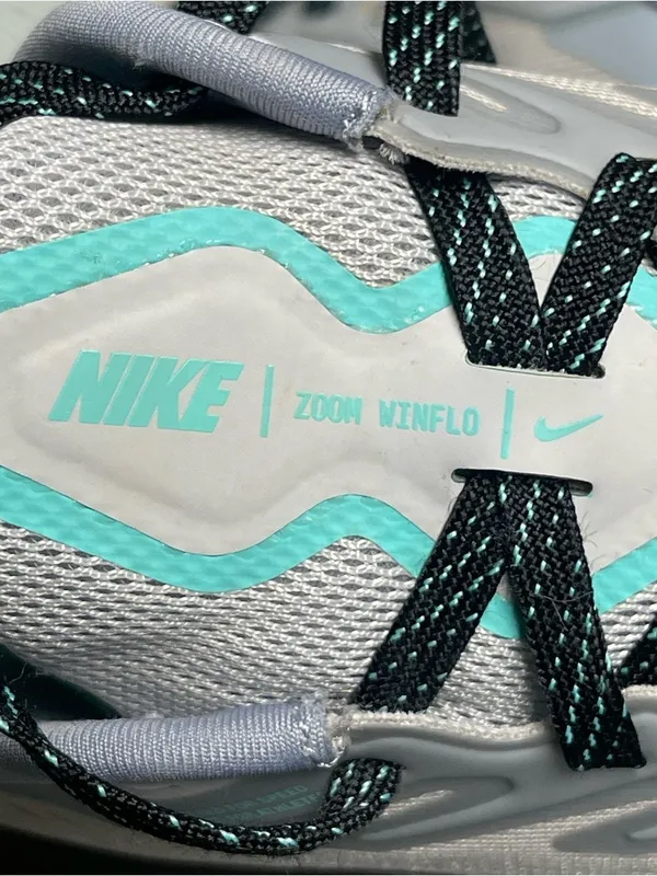 Nike Zoom Winflo 7 Women's Running Shoes Sky Grey/Teal/White Size 7.5 - Image 5