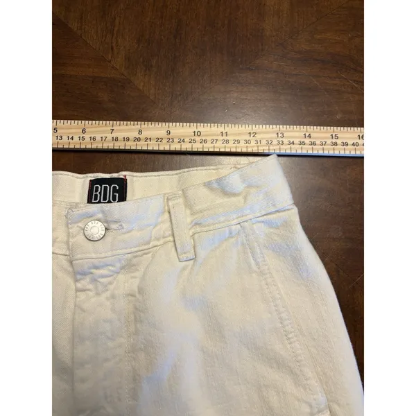 BDG Urban Outfitters Cream Carpenter Pants Size 27 Workwear Utility Chore Pants - Image 10