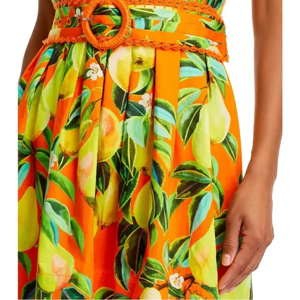 NWT FARM Rio Chic Pears Belted Mini Dress - Image 2