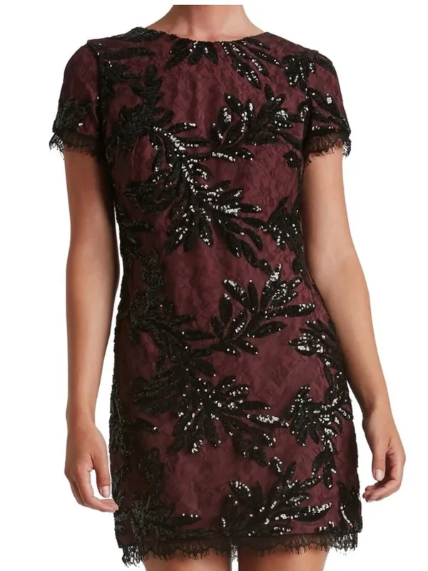 Dress the Population Valerie Sequin Lace Dress - Image 2