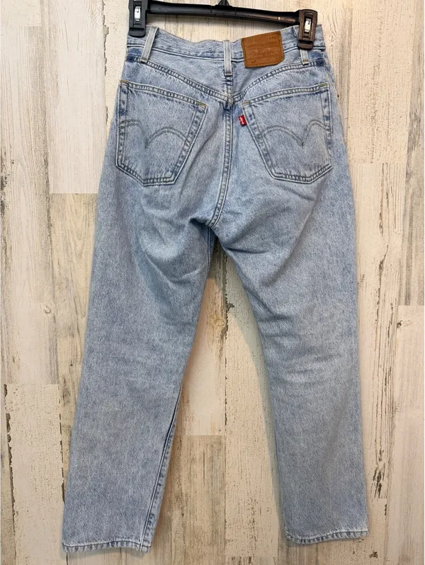 Levi’s Women’s 501 Premium Big E Crop Jeans W25 L26 Montgomery Light Wash - Image 5