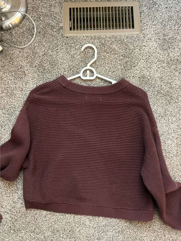 Brown PacSun Sweater Cropped LA Hearts - Image 2