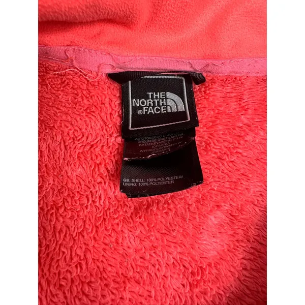The North Face Osito Fleece Jacket Pink Full Zip Womens Small Soft Warm Coat - Image 9