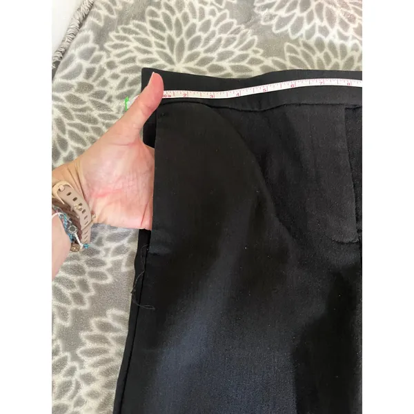J.Crew Ryder Black Slim Straight Pants Womens‎ 10 Mid Rise Work Trousers Office - Image 7