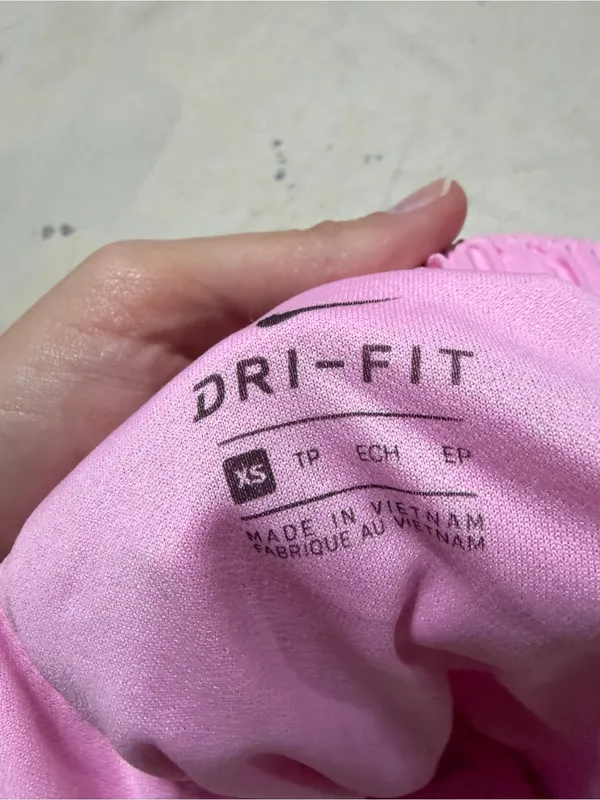 Nike Pink Women's Athletic Shorts with Floral Edge Trim XS - Image 9