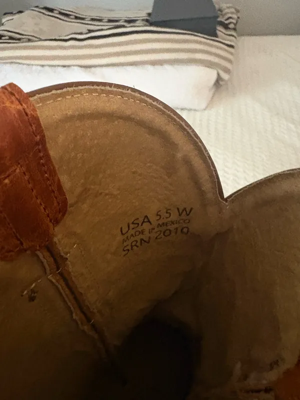 Orange Sterling River Boots Size 5.5 - Image 3