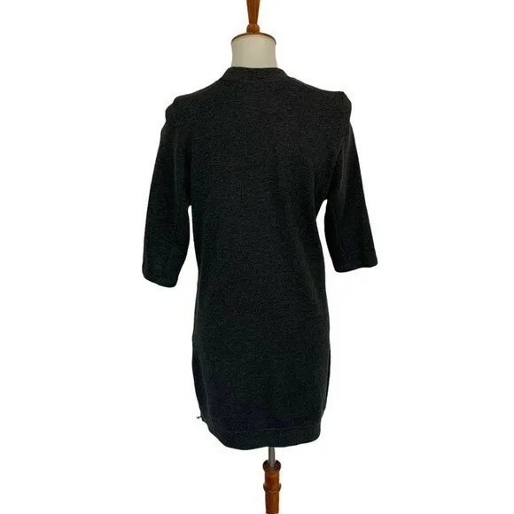 Fabletics Sweater Dress Small Gray Long‎ Sleeve Athleisure Cozy - Image 4