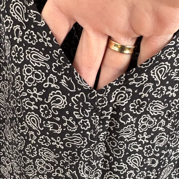 EUC Madewell Cap Sleeve V Neck Midi Dress Floral Cupro Blend Size 4 Retail $128 - Image 7