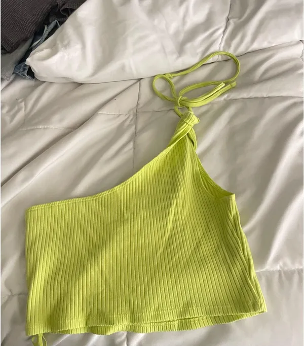 Aerie One-Shoulder Top Crop - Image 2