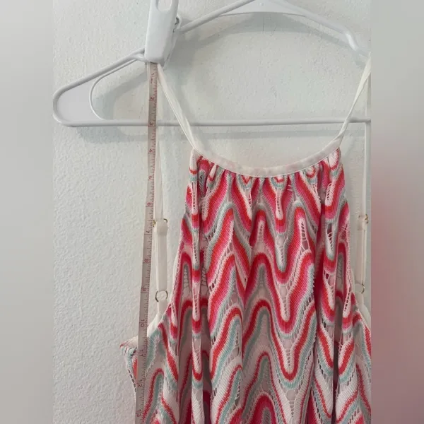 Trina Turk Niksar Knit Maxi Halter Dress Summer Vacation Beachy Boho Crochet 4 - Image 5