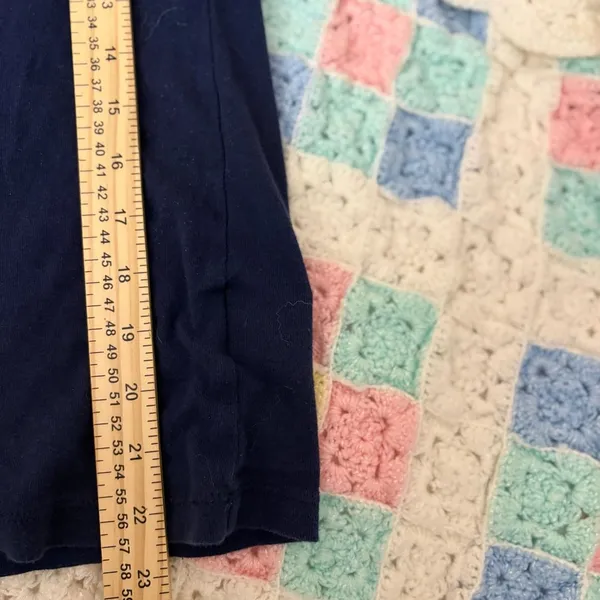 Quality Goods Navy Blue Cotton Scoop Neck Tank Top Size M - Image 5