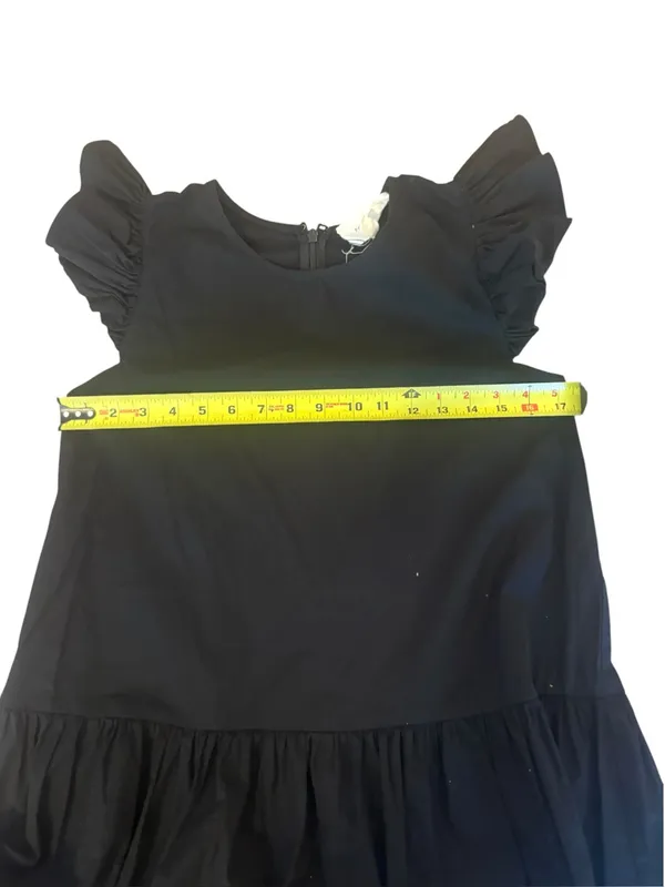 Pomander Place by Tuckernuck Black Corrine Flutter Sleeve Mini Dress Women Small - Image 10