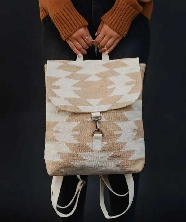 Aztec canvas backpack - Image 3