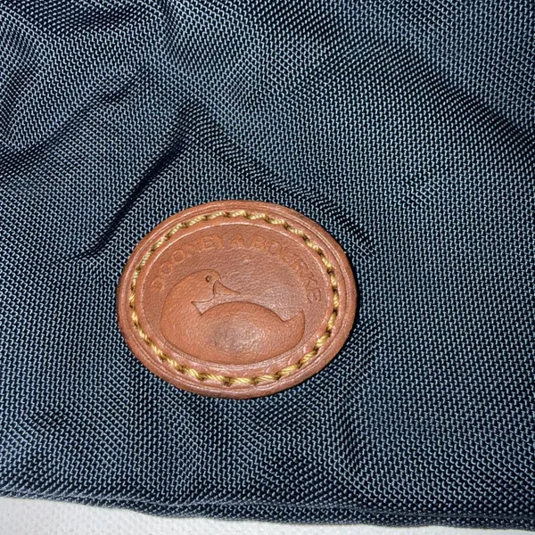 Dooney & Bourke Nylon‎ North South Triple Zip Crossbody Bag Purse Navy - Image 6