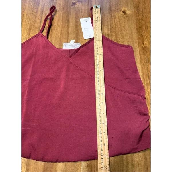 Pink Rose Women's New Dark Auburn Size Small Spaghetti Strap Cami Top - Image 7