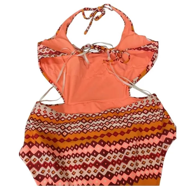 Aerie Monokini High Waisted Wrap One Piece Swimsuit Large - Image 6
